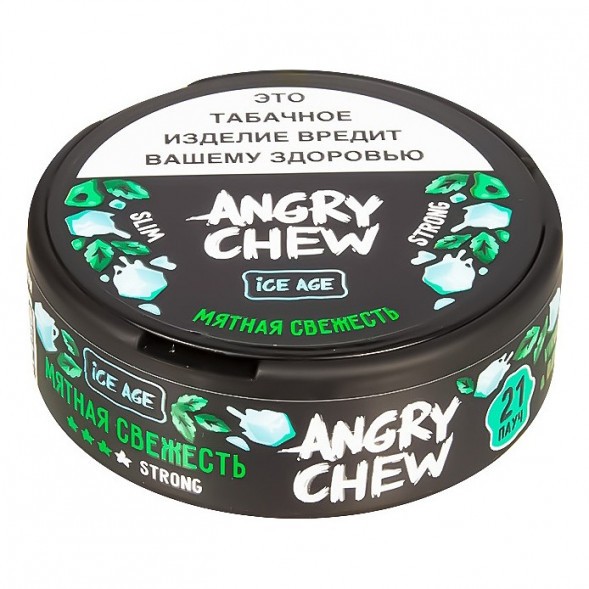 Табак жевательный Angry Chew Slim Strong - Мятная Свежесть (12 грамм) купить в Ростове-на-Дону