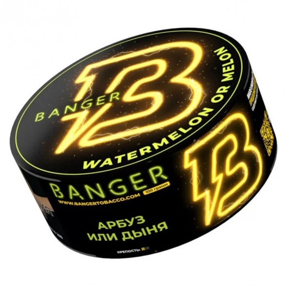 Табак Banger - Watermelon or Melon (Арбуз или Дыня, 100 грамм) купить в Ростове-на-Дону