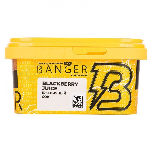 Табак Banger - Blackberry Juice (Ежевичный Сок, 200 грамм) купить в Ростове-на-Дону