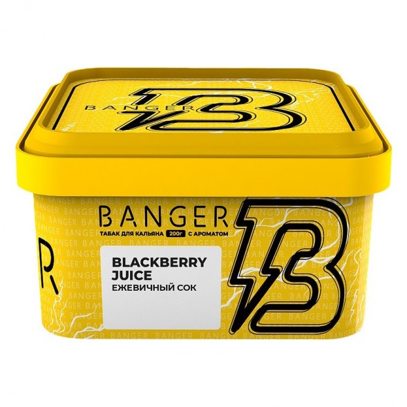 Табак Banger - Blackberry Juice (Ежевичный Сок, 200 грамм) купить в Ростове-на-Дону