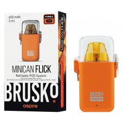 Электронная сигарета Brusko - Minican Flick (Оранжевый)