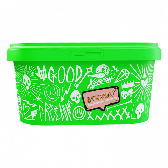 Табак Хулиган - Suuuuu (Белый Персик и Апельсин, 200 грамм) купить в Ростове-на-Дону