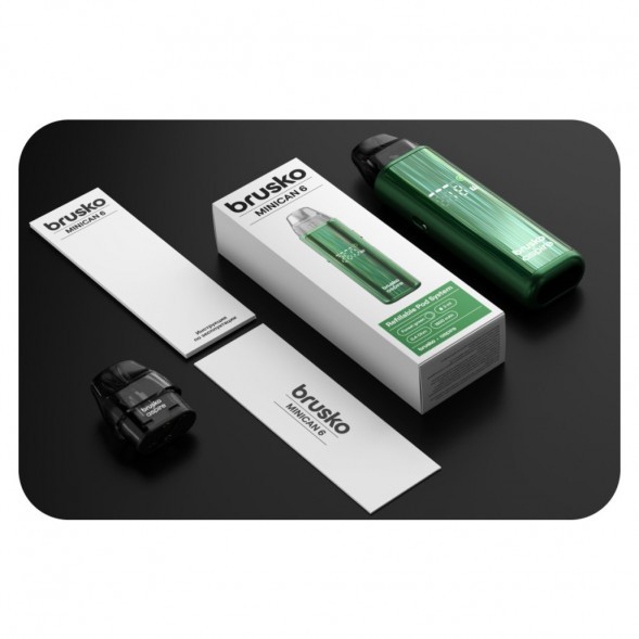 Электронная сигарета Brusko - Minican 6 (Рубиновый - Crimson Red) купить в Ростове-на-Дону