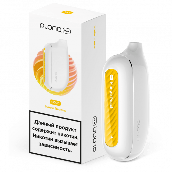 PLONQ MAX - Манго Персик (6000 затяжек) купить в Ростове-на-Дону
