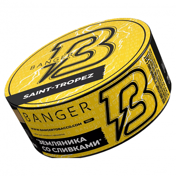 Табак Banger - Saint-Tropez (Земляника со Сливками, 100 грамм) купить в Ростове-на-Дону