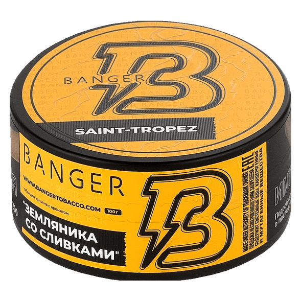 Табак Banger - Saint-Tropez (Земляника со Сливками, 100 грамм) купить в Ростове-на-Дону
