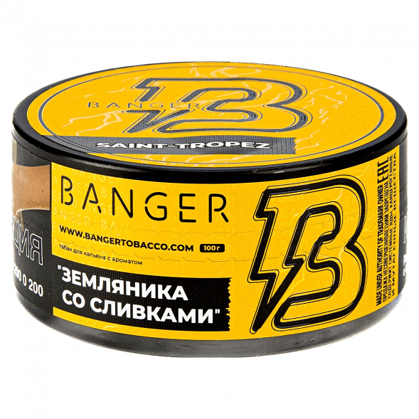 Табак Banger - Saint-Tropez (Земляника со Сливками, 100 грамм) купить в Ростове-на-Дону