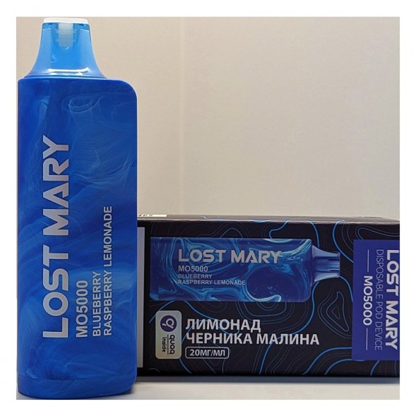 LOST MARY MO - Лимонад Черника Малина (Blueberry Raspberry Lemonade, 5000 затяжек) купить в Ростове-на-Дону