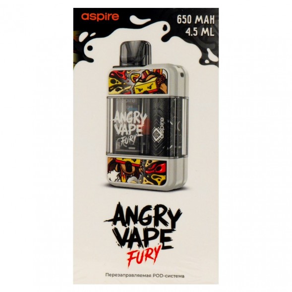 Электронная сигарета Brusko - Angry Vape Fury (650 mAh, Белый) купить в Ростове-на-Дону