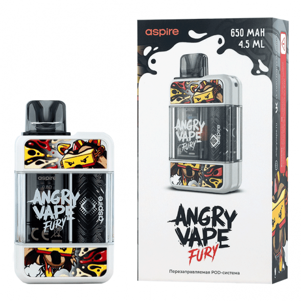 Электронная сигарета Brusko - Angry Vape Fury (650 mAh, Белый) купить в Ростове-на-Дону