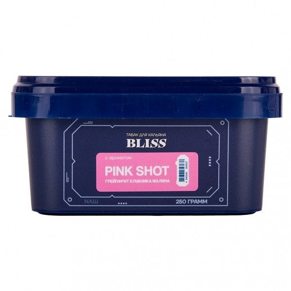 Табак Bliss - Pink Shot (Грейпфрут, Клубника, Малина, 250 грамм) купить в Ростове-на-Дону