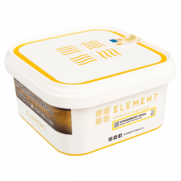 Табак Element Воздух - Strawberry Soda (Клубничная Газировка, 200 грамм) купить в Ростове-на-Дону