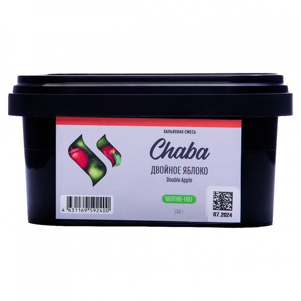 Смесь Chaba - Double Apple (Двойное Яблоко, 200 грамм, Без никотина) купить в Ростове-на-Дону