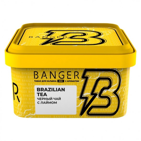 Табак Banger - Brazilian Tea (Чёрный Чай с Лаймом, 200 грамм) купить в Ростове-на-Дону