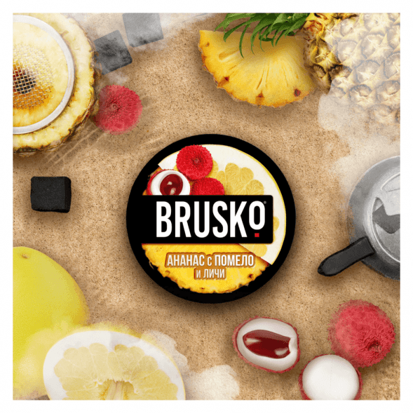 Смесь Brusko Strong - Ананас с Помело и Личи (50 грамм) купить в Ростове-на-Дону