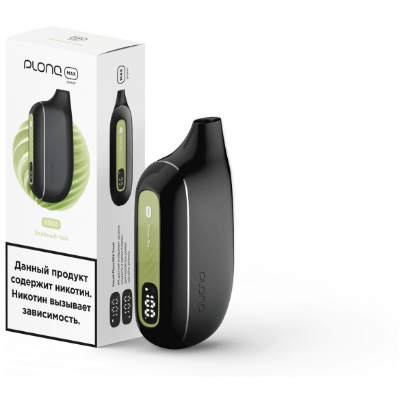 PLONQ MAX SMART - Зелёный Чай (8000 затяжек) купить в Ростове-на-Дону