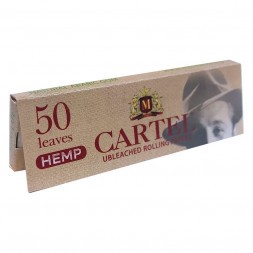 Бумага для самокруток Cartel - Organic Hemp Unbleached (50 штук)