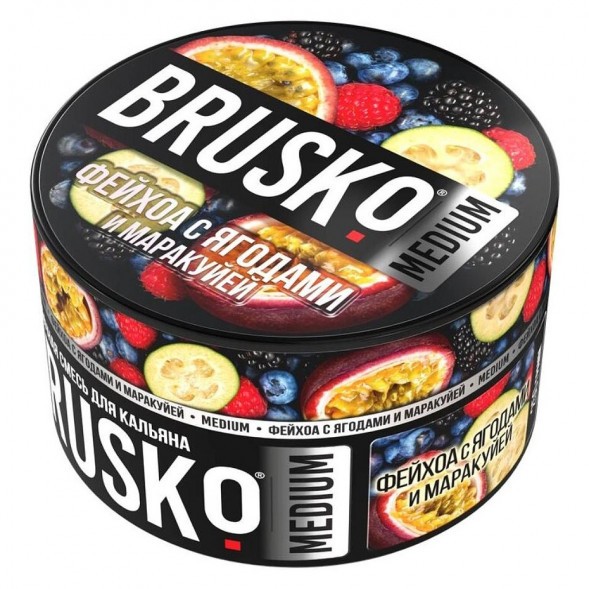 Смесь Brusko Medium - Фейхоа с Ягодами и Маракуйей (250 грамм) купить в Ростове-на-Дону