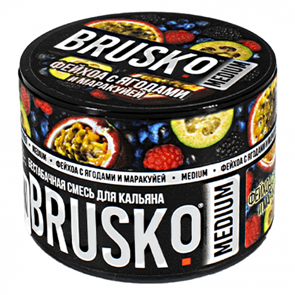 Смесь Brusko Medium - Фейхоа с Ягодами и Маракуйей (250 грамм) купить в Ростове-на-Дону