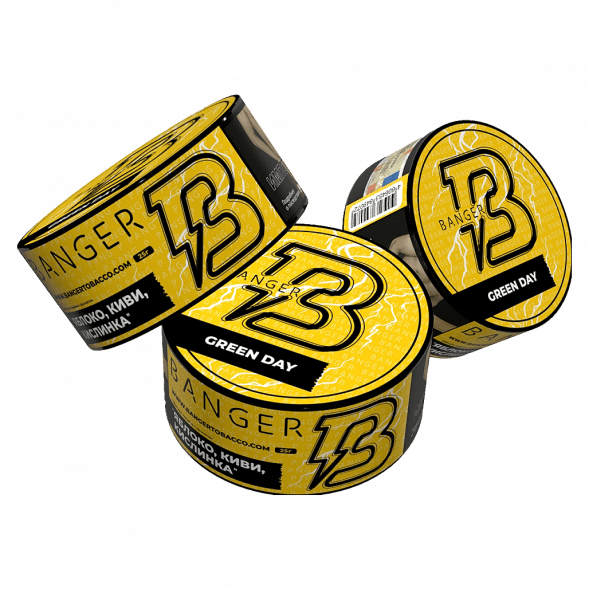 Табак Banger - Green Day (Яблоко, Киви, Кислинка, 25 грамм) купить в Ростове-на-Дону