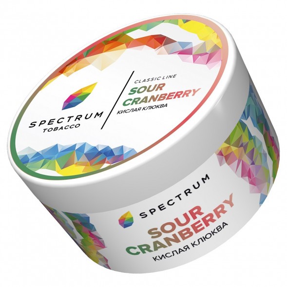 Табак Spectrum - Sour Cranberry (Кислая Клюква, 200 грамм) купить в Ростове-на-Дону