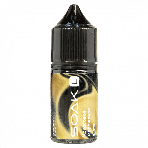 Жидкость SOAK L30 - Ice Cream Coconut (Кокосовое Мороженое, 30 мл, 2 мг) купить в Ростове-на-Дону