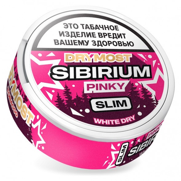 Табак жевательный DryMost - Sibirium Pinky Slim (Сибирский Малиновый Лимонад, 12 грамм) купить в Ростове-на-Дону