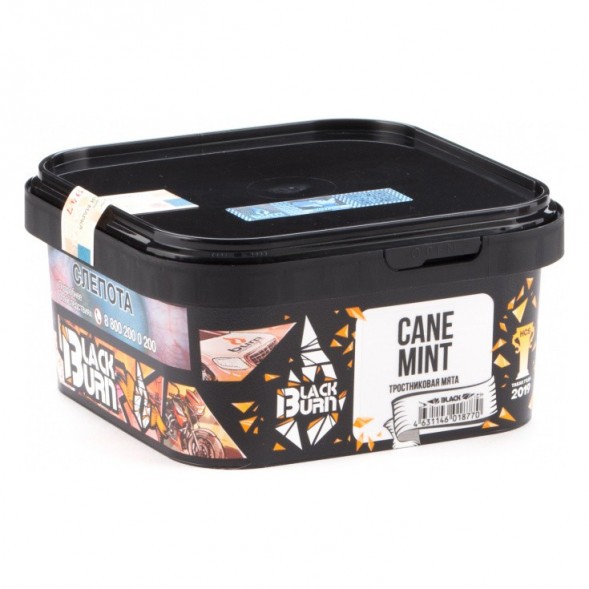 Табак BlackBurn - Cane Mint (Тростниковая Мята, 200 грамм) купить в Ростове-на-Дону