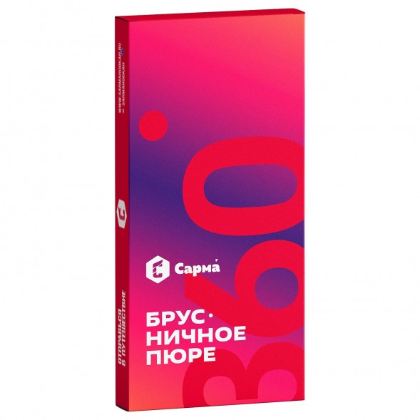 Табак Сарма 360 Лёгкая - Брусничное Пюре (40 грамм) купить в Ростове-на-Дону