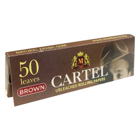 Бумага для самокруток Cartel - Brown Unbleached (50 штук) купить в Ростове-на-Дону