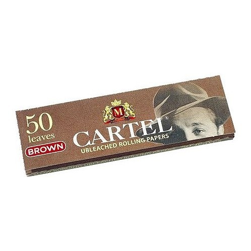 Бумага для самокруток Cartel - Brown Unbleached (50 штук) купить в Ростове-на-Дону