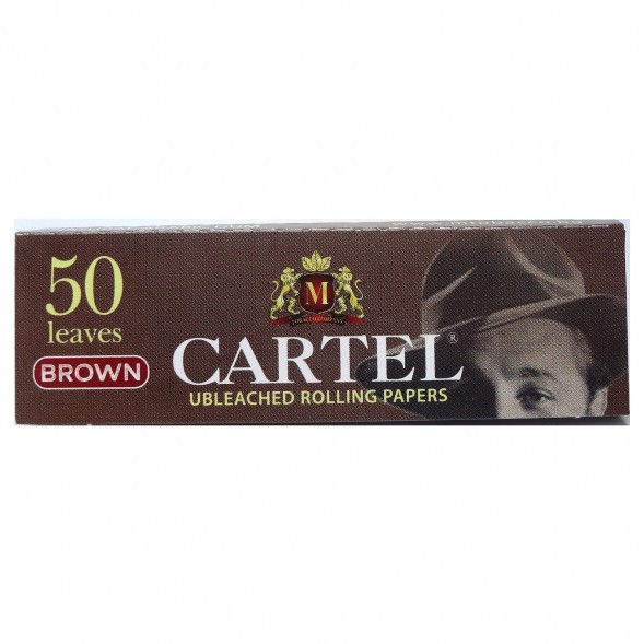 Бумага для самокруток Cartel - Brown Unbleached (50 штук) купить в Ростове-на-Дону