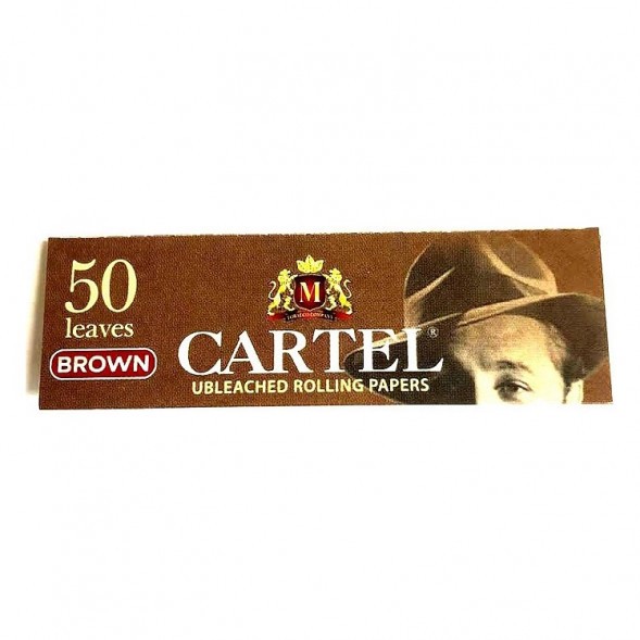 Бумага для самокруток Cartel - Brown Unbleached (50 штук) купить в Ростове-на-Дону
