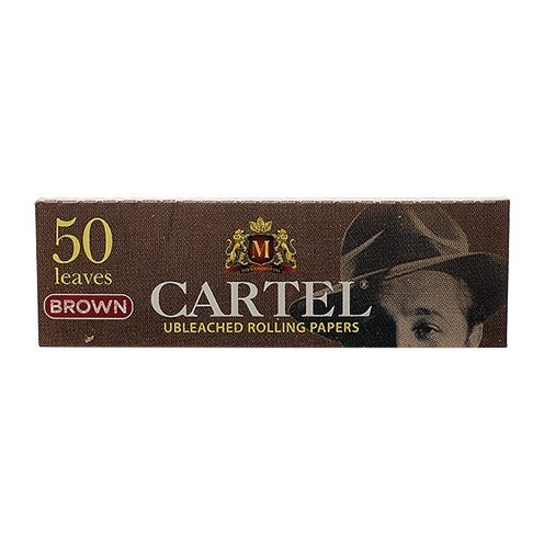 Бумага для самокруток Cartel - Brown Unbleached (50 штук) купить в Ростове-на-Дону