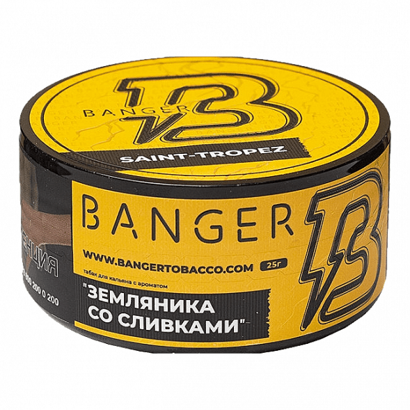 Табак Banger - Saint-Tropez (Земляника со Сливками, 25 грамм) купить в Ростове-на-Дону