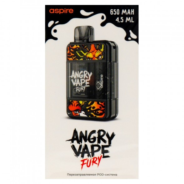 Электронная сигарета Brusko - Angry Vape Fury (650 mAh, Черный) купить в Ростове-на-Дону
