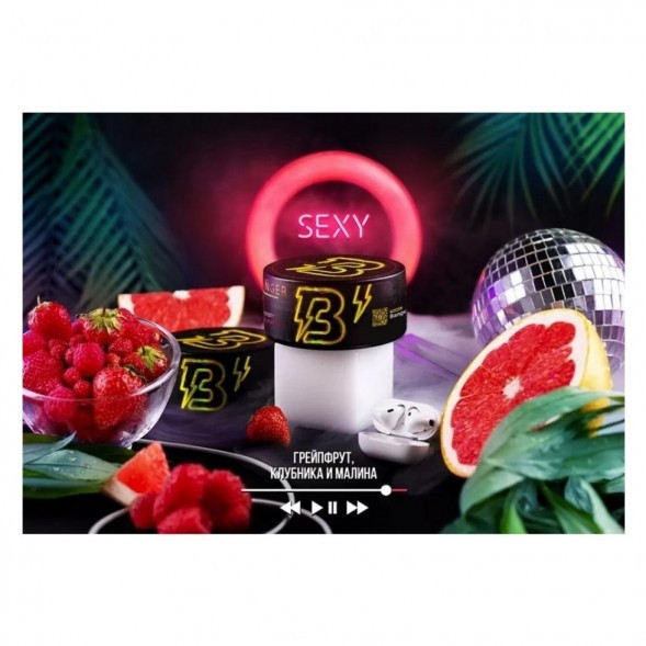Табак Banger - Sexy (Грейпфрут, Клубника, Малина, 25 грамм) купить в Ростове-на-Дону