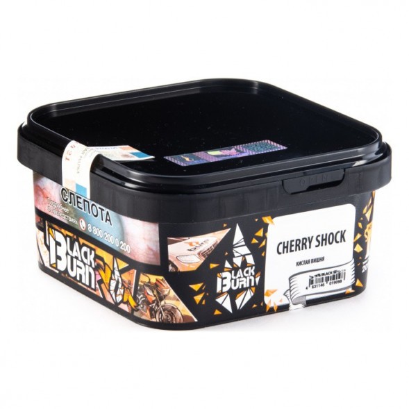 Табак BlackBurn - Cherry Shock (Кислая Вишня, 200 грамм) купить в Ростове-на-Дону