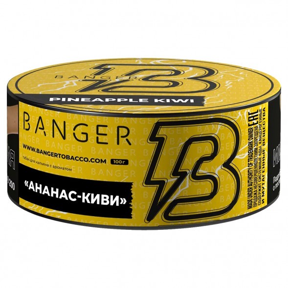 Табак Banger - Pineapple Kiwi (Ананас Киви, 100 грамм) купить в Ростове-на-Дону