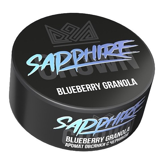 Табак Sapphire Crown - Blueberry Granola (Овсянка с Черникой, 100 грамм) купить в Ростове-на-Дону