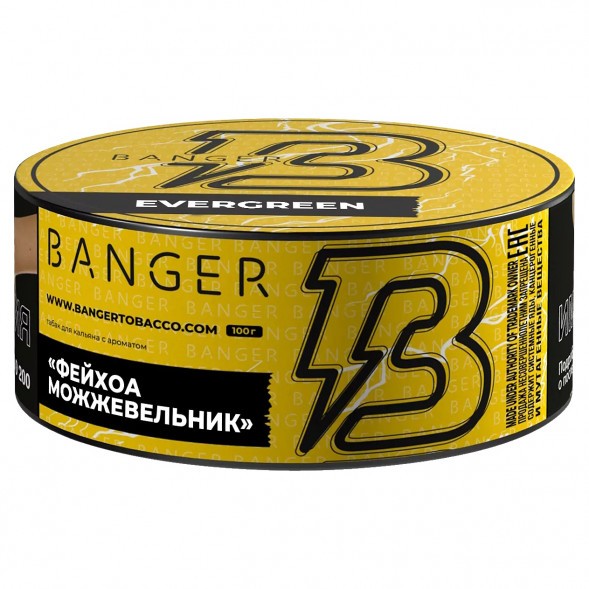 Табак Banger - Evergreen (Фейхоа Можжевельник, 100 грамм) купить в Ростове-на-Дону