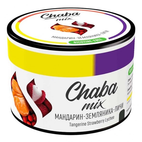 Смесь Chaba Mix - Tangerine Strawberry Lychee (Мандарин, Земляника, Личи, 40 грамм) купить в Ростове-на-Дону