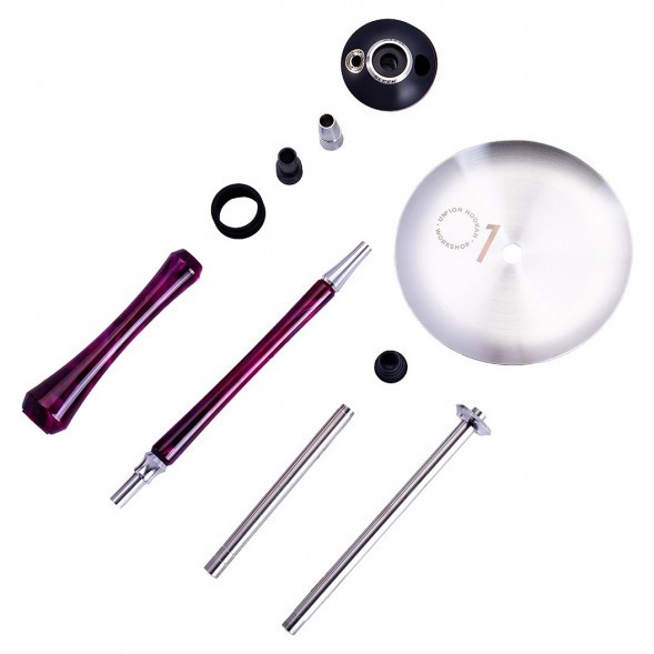 Кальян UNION - Sleek Акрил (Фиолетово-Красный, Без Колбы) купить в Ростове-на-Дону