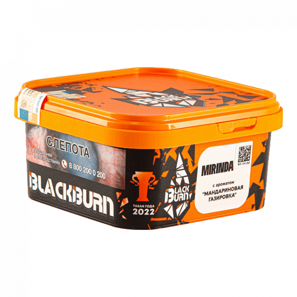 Табак BlackBurn - Mirinda (Мандариновая Газировка, 200 грамм) купить в Ростове-на-Дону