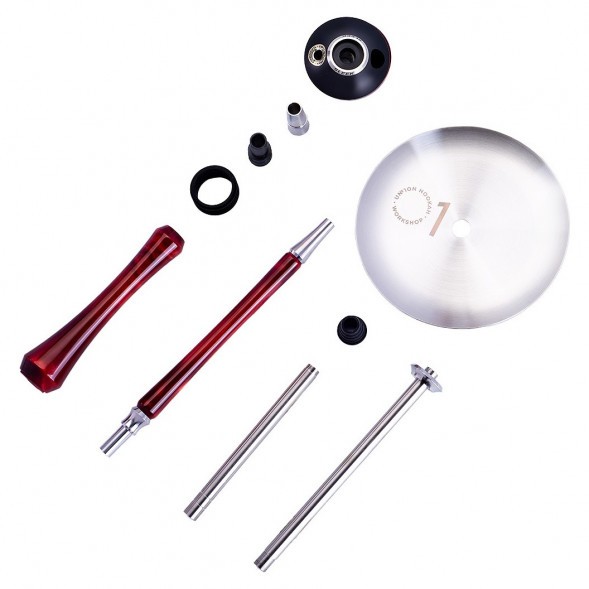 Кальян UNION - Sleek Акрил (Красный, Без Колбы) купить в Ростове-на-Дону