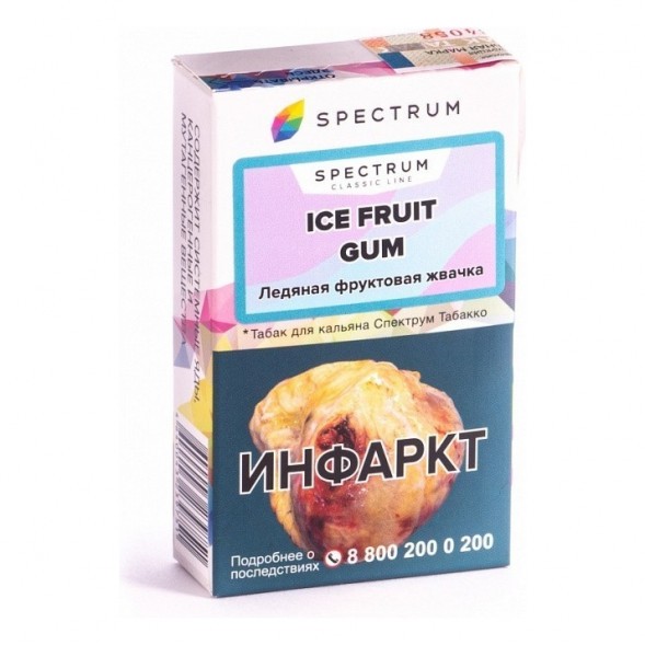 Табак Spectrum - Ice Fruit Gum (Ледяная Фруктовая Жвачка, 25 грамм) купить в Ростове-на-Дону