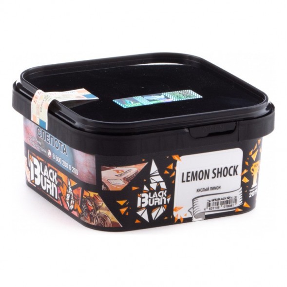 Табак BlackBurn - Lemon Shock (Кислый Лимон, 200 грамм) купить в Ростове-на-Дону