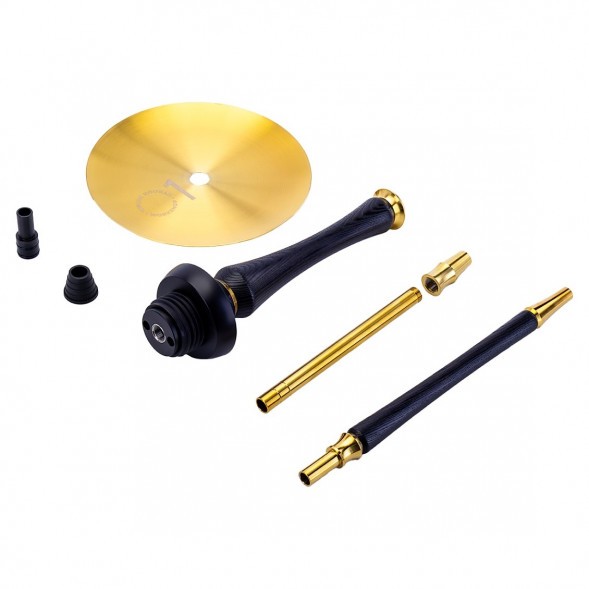 Кальян UNION - Sleek PVD Black (Чёрный, Без Колбы) купить в Ростове-на-Дону