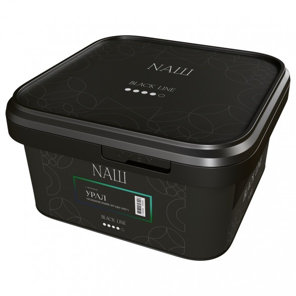 Табак NАШ BLACK - Урал (Можжевельник, Ягоды, Мята, 200 грамм) купить в Ростове-на-Дону