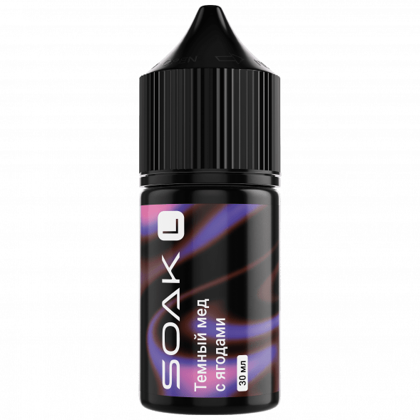 Жидкость SOAK L30 - Dark Honey Berries (Тёмный Мёд с Ягодами, 30 мл, 2 мг) купить в Ростове-на-Дону